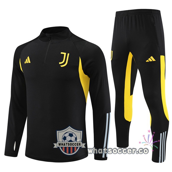 Juventus Black Tracksuit 2023-2024