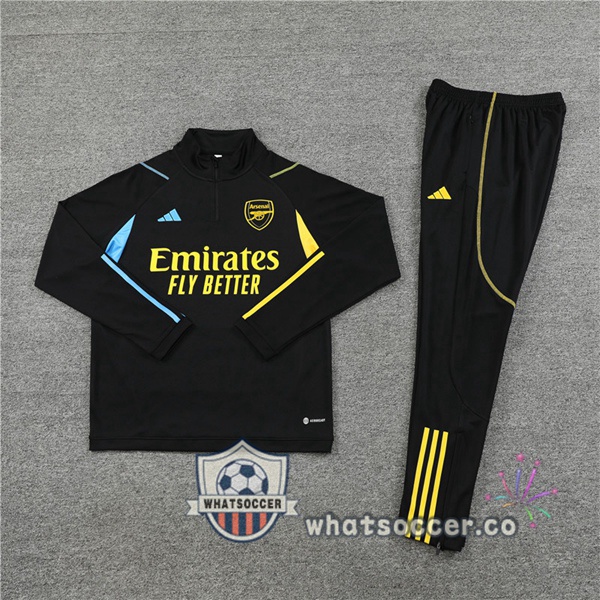 Arsenal Black Tracksuit 2023-2024