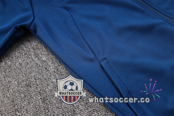 Manchester United Blue Hooded Jacket 2023-2024