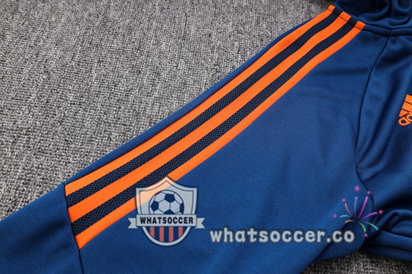 Manchester United Blue Hooded Jacket 2023-2024