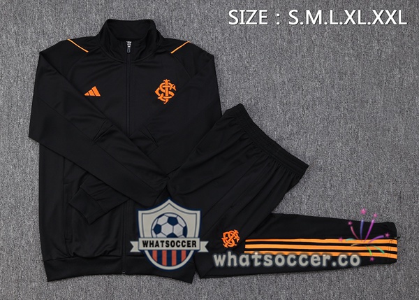 SC Internacional Black Training Jacket 2023-2024