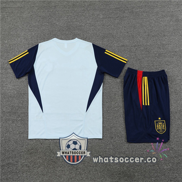 Spain Training T-Shirts + Shorts Blue 2023-2024