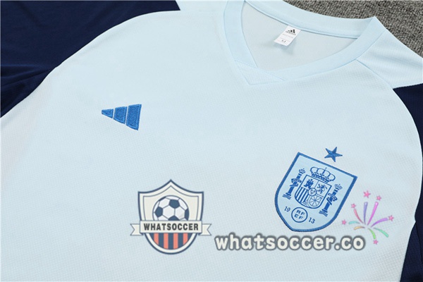 Spain Training T-Shirts + Shorts Blue 2023-2024