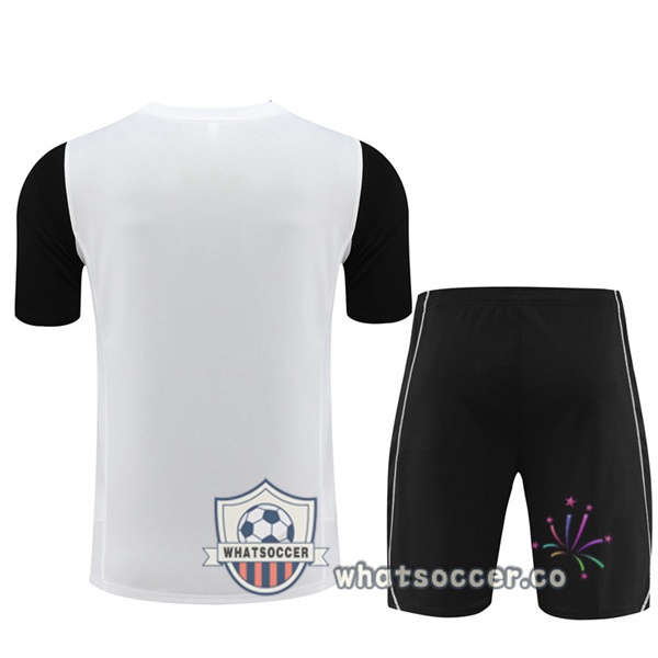 Juventus Training T-Shirts + Shorts White 2023-2024