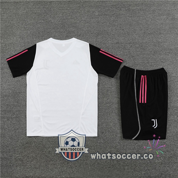 Juventus Training T-Shirts + Shorts White 2023-2024