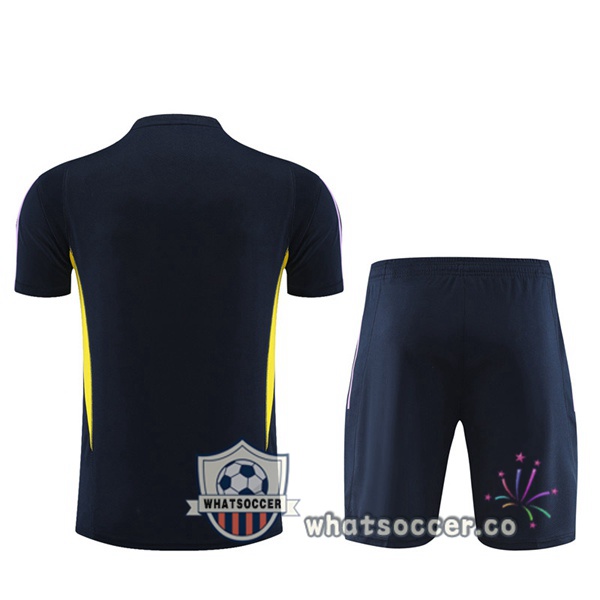 Real Madrid Training T-Shirts + Shorts Blue Royal 2023-2024