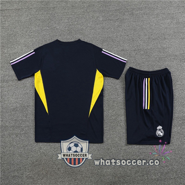Real Madrid Training T-Shirts + Shorts Blue Royal 2023-2024