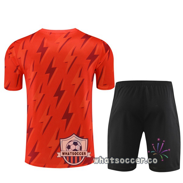 Arsenal Training T-Shirts + Shorts Orange 2023-2024