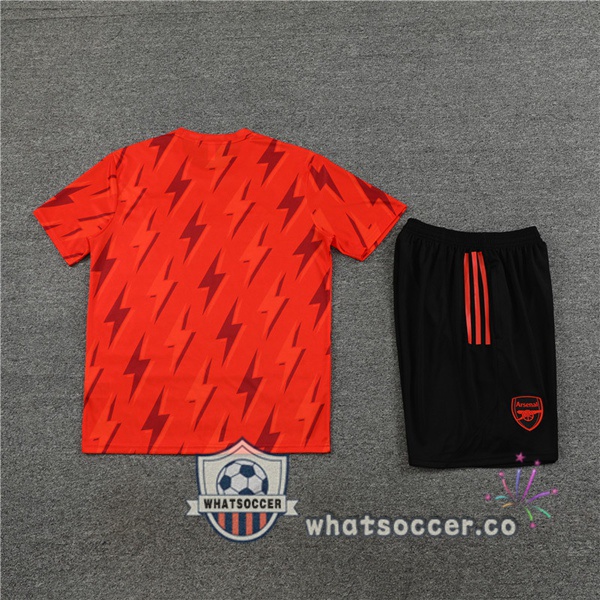 Arsenal Training T-Shirts + Shorts Orange 2023-2024