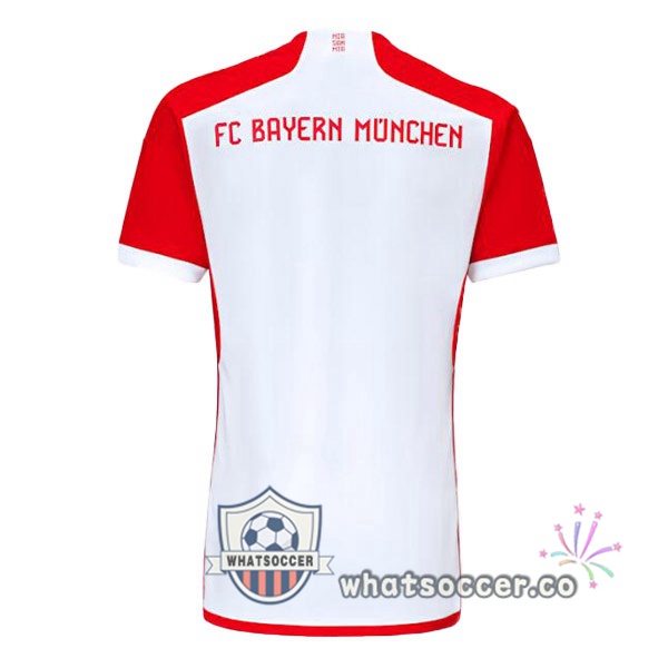 Bayern Munich Home Soccer Jerseys White Red 2023-2024