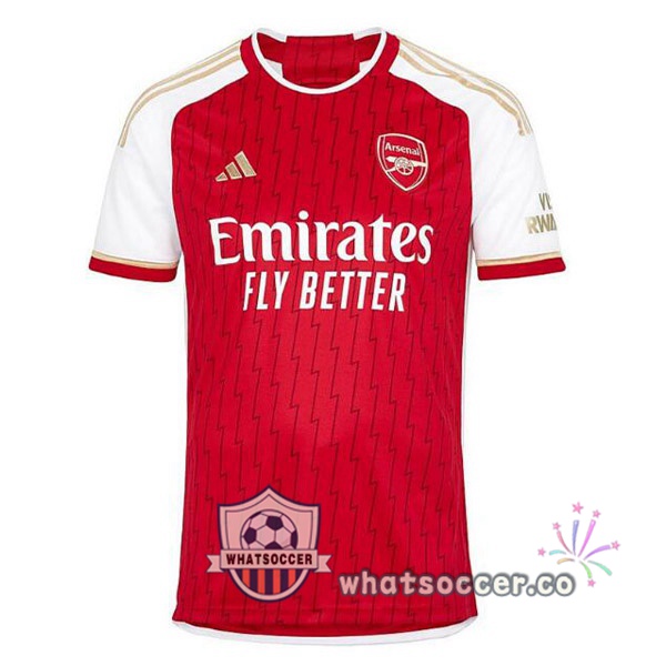 Arsenal Home Soccer Jerseys Red White 2023-2024