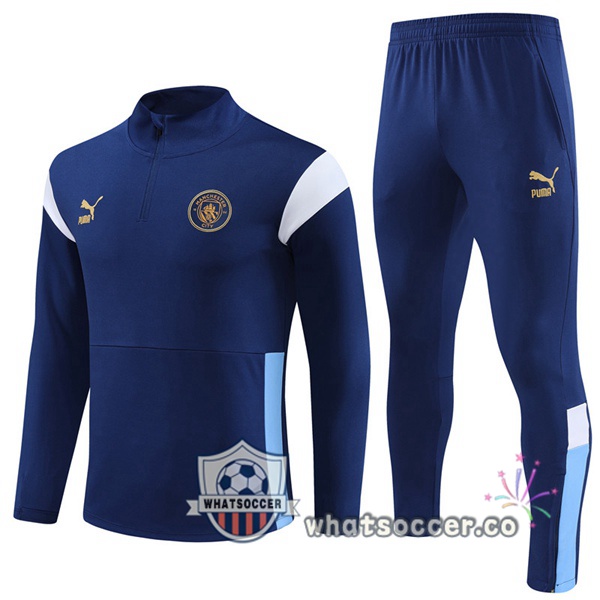 Manchester City Blue Royal Tracksuit 2023-2024