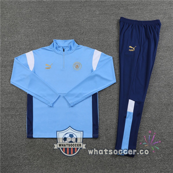 Manchester City Blue Tracksuit 2023-2024