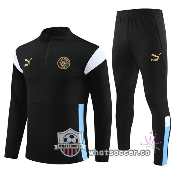 Manchester City Black Tracksuit 2023-2024
