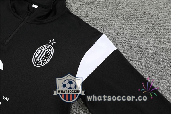 AC Milan Black Tracksuit 2023-2024