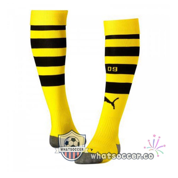 Dortmund BVB Home Soccer Socks Yellow 2023-2024