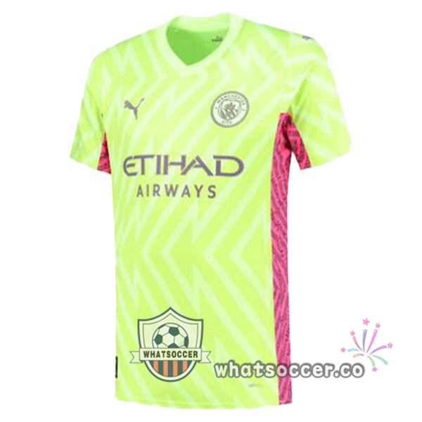 Manchester City Goalkeeper Soccer Jerseys Green 2023-2024