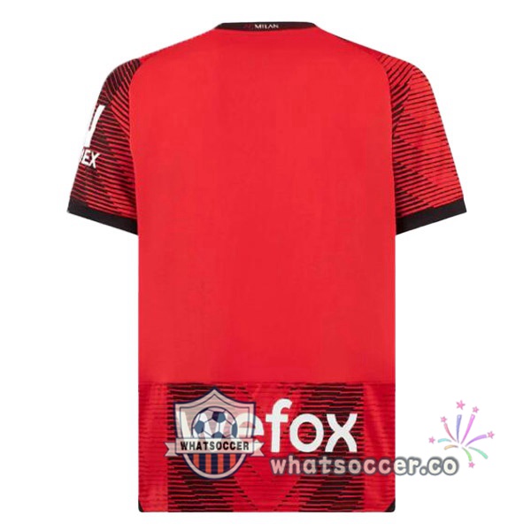 AC Milan Home Soccer Jerseys Red 2023-2024