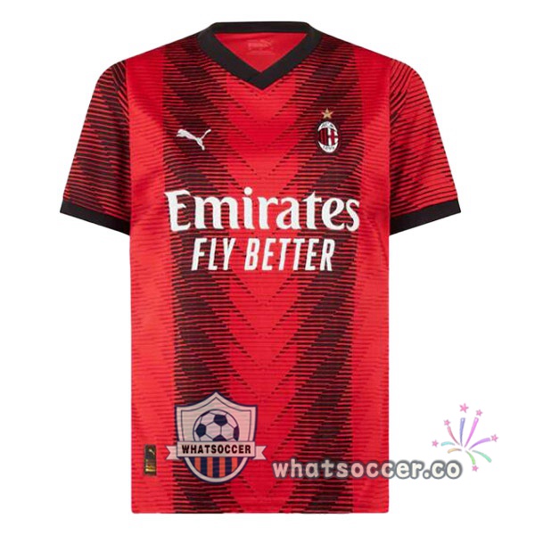 AC Milan Home Soccer Jerseys Red 2023-2024