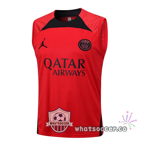Paris PSG Red Soccer Vest 2023-2024