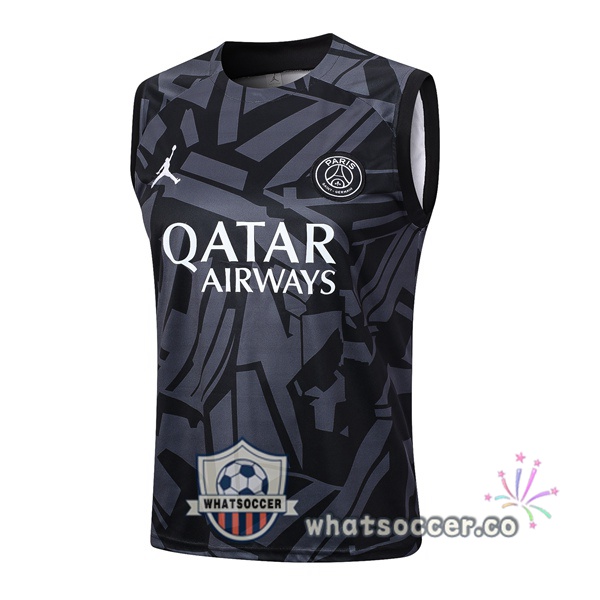 Paris PSG Black Soccer Vest 2023-2024