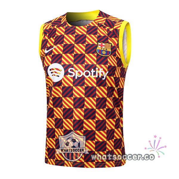 FC Barcelona Yellow Soccer Vest 2023-2024