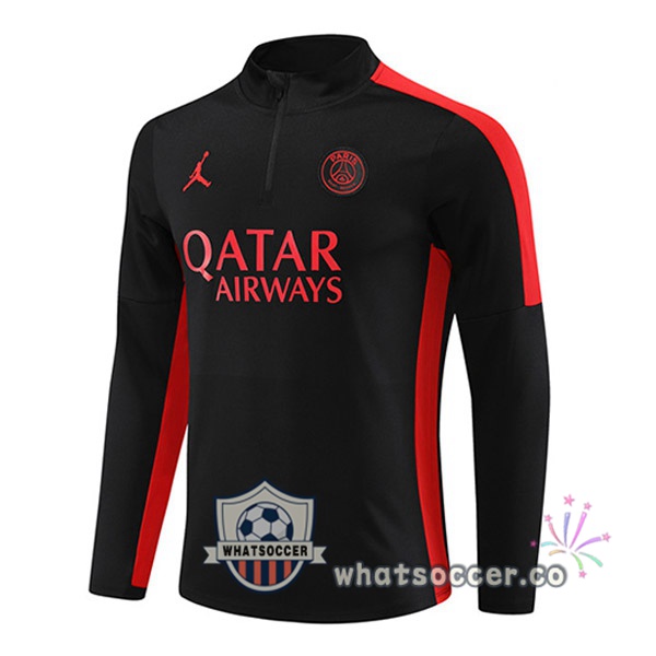 JORDAN Paris PSG Soccer Sweater Black 2023-2024