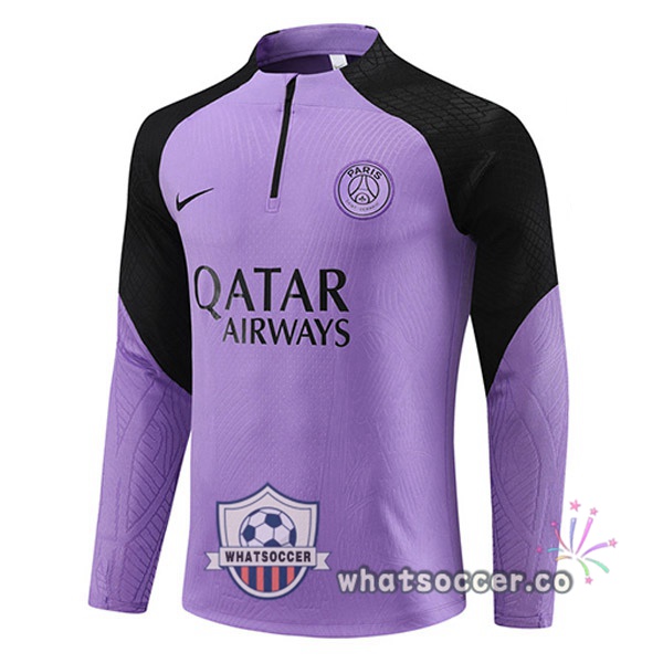 Paris PSG Soccer Sweater Purple 2023-2024