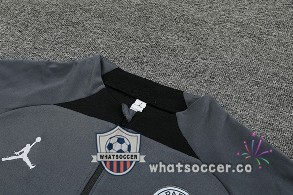 JORDAN Paris PSG Gray Tracksuit 2023-2024
