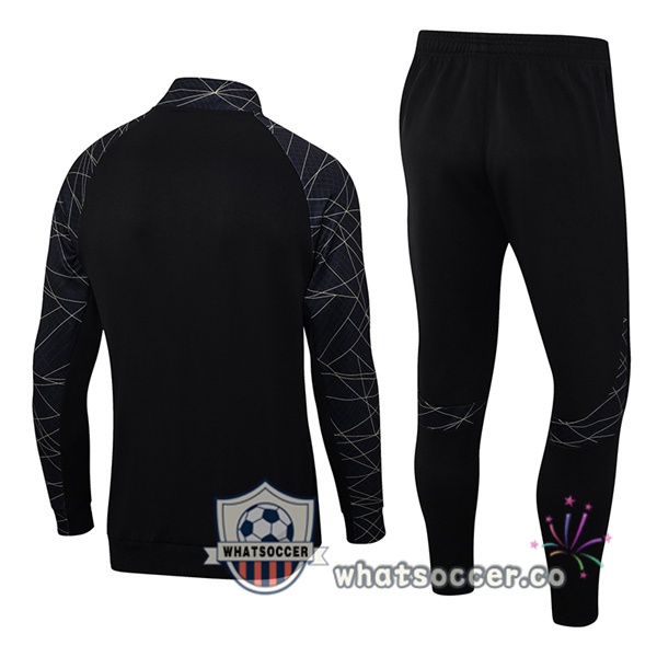 Paris PSG Black Training Jacket 2023-2024