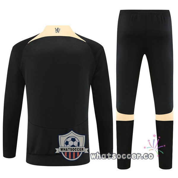 FC Chelsea Black Training Jacket 2023-2024