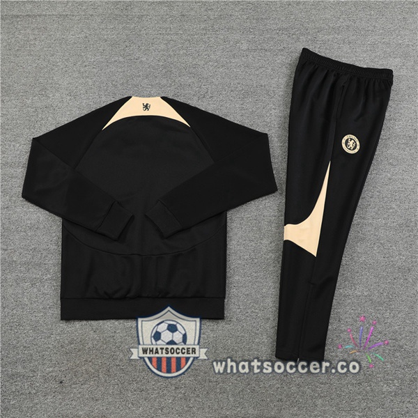 FC Chelsea Black Training Jacket 2023-2024