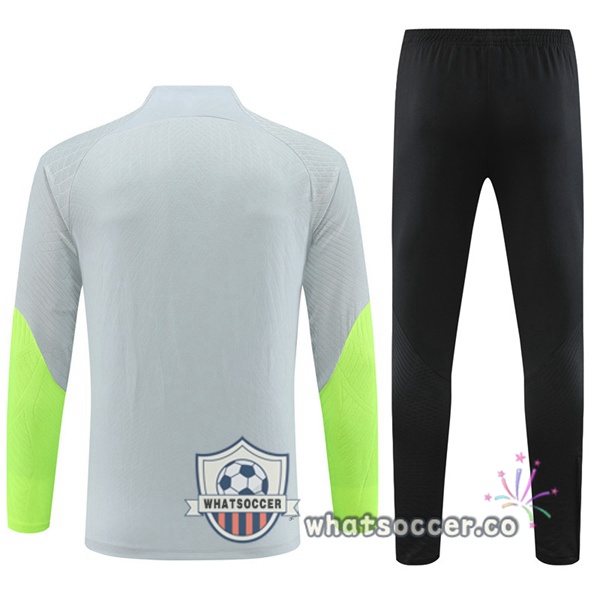 Paris PSG Gray Tracksuit 2023-2024
