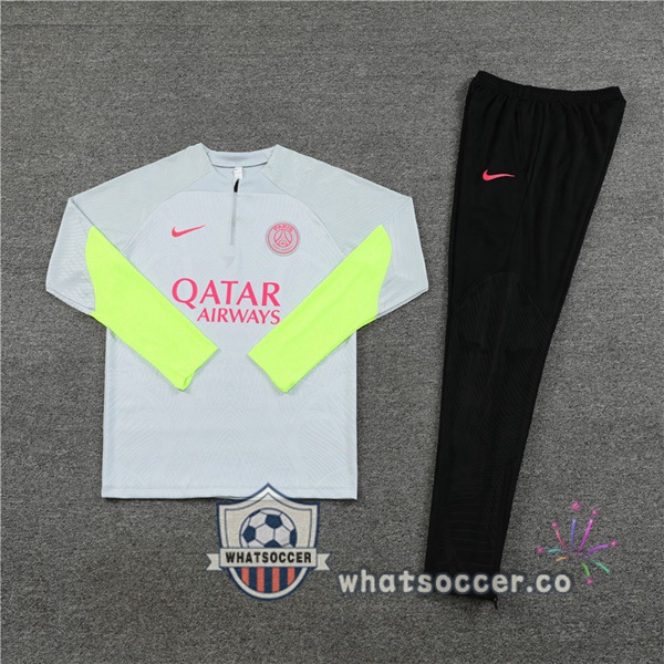 Paris PSG Gray Tracksuit 2023-2024