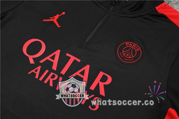 JORDAN Paris PSG Black Tracksuit 2023-2024