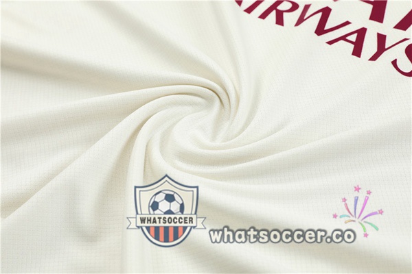 Paris PSG Training T-Shirts + Shorts White 2023-2024