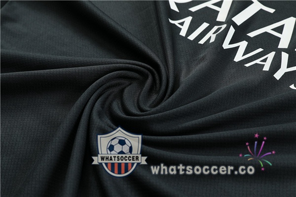 JORDAN Paris PSG Training T-Shirts + Shorts Black 2023-2024