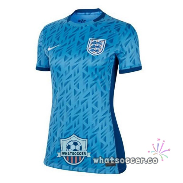 England Women Away Soccer Jerseys Blue 2023-2024