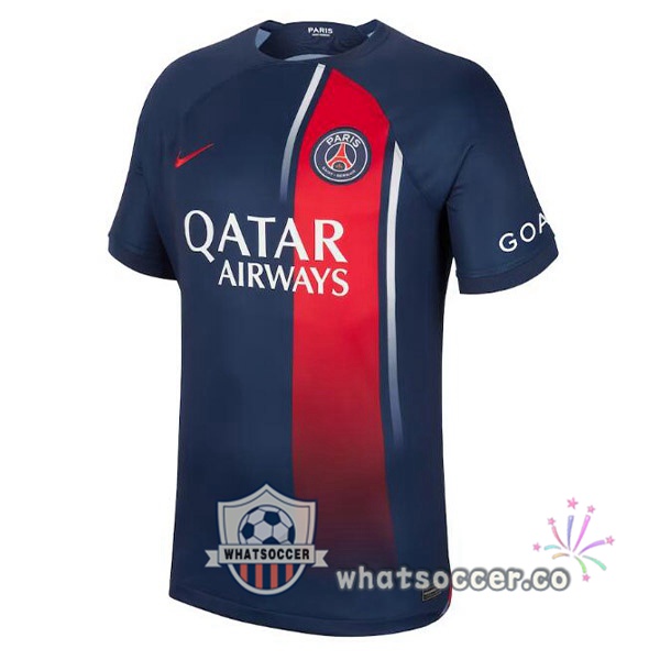 Paris PSG Home Soccer Jerseys Blue Royal 2023-2024