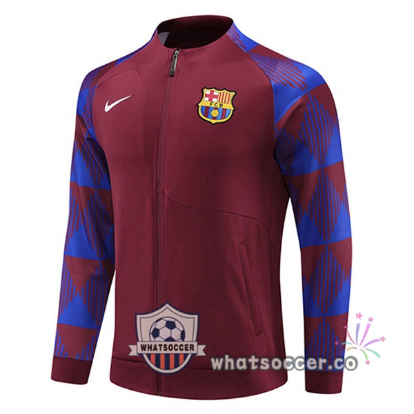 FC Barcelona Soccer Jacket Red 2023-2024