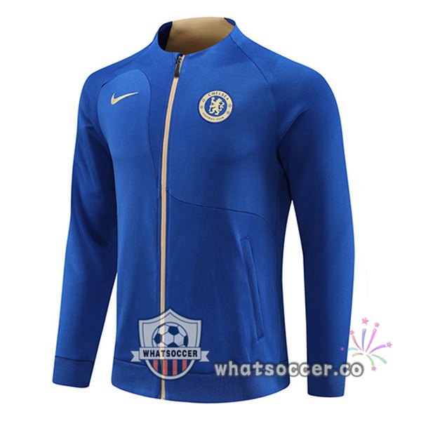 FC Chelsea Soccer Jacket Blue 2023-2024