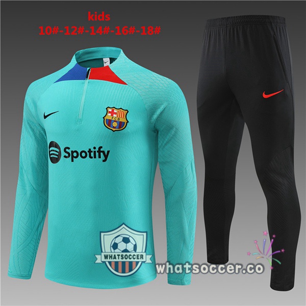 FC Barcelona Kids Blue Tracksuit 2023-2024