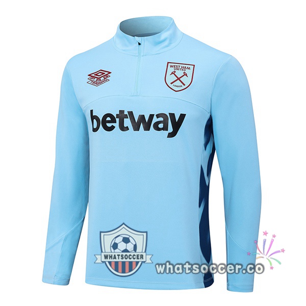 West Ham Soccer Sweater Blue 2023-2024
