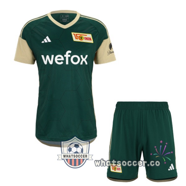 FC Union Berlin Kids Home Soccer Jerseys Green 2023-2024