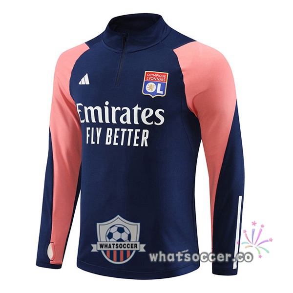 Soccer Sweater Olympique Lyonnais Blue Royal 2023-2024
