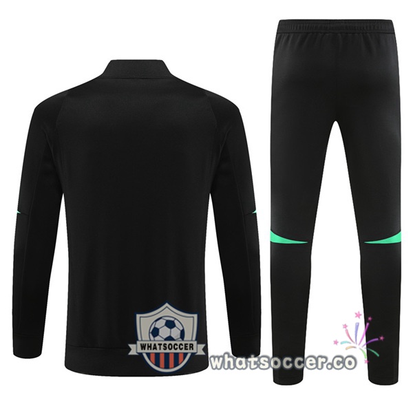 Training Jacket Manchester United Black 2023-2024
