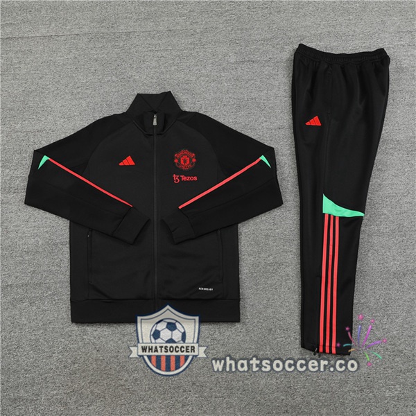 Training Jacket Manchester United Black 2023-2024