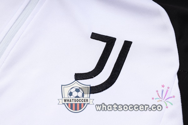 Training Jacket Juventus White Black 2023-2024