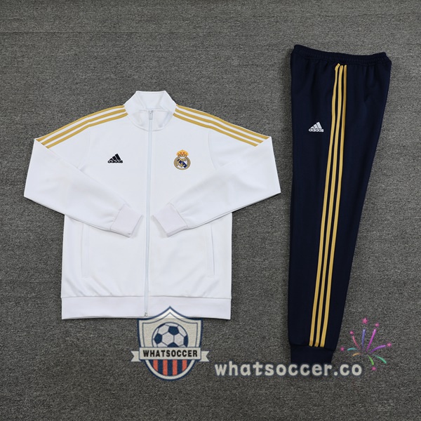 Training Jacket Real Madrid White 2023-2024
