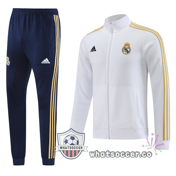 Training Jacket Real Madrid White 2023-2024